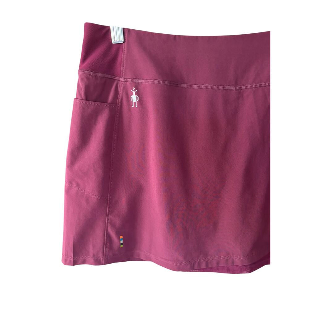 Smartwool Womens Merino Sport Lined Skirt Skort Size Small Purple - Picture 2 of 13